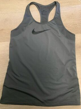 Nike Gray Dri-FIT Racerback Tank Top